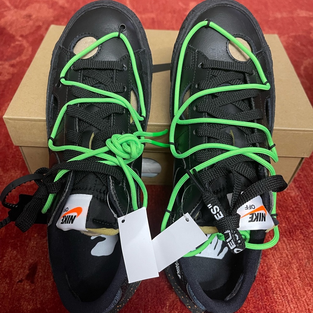 OFF-WHITE X BLAZER LOW 'BLACK' - Picture 4 of 13